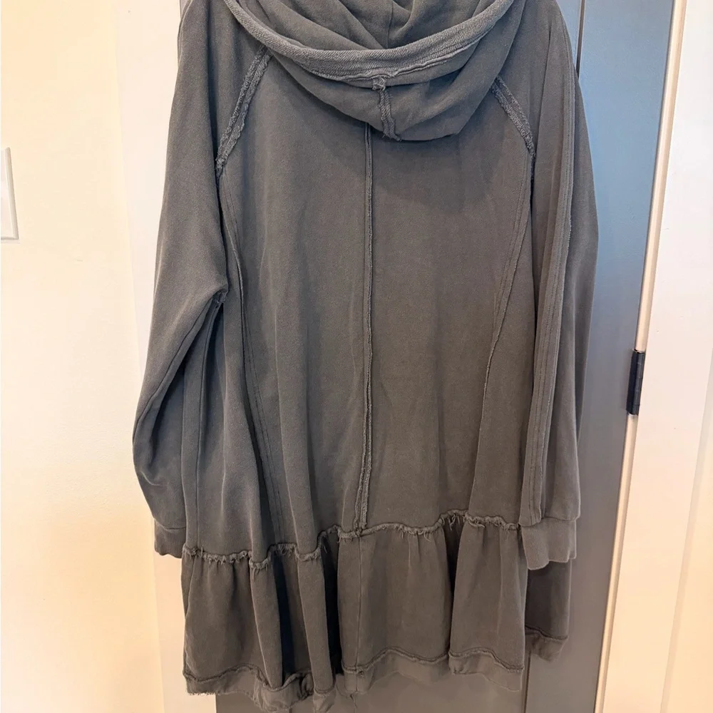 Free People Gray Utility Jacket - Picture 2 of 3